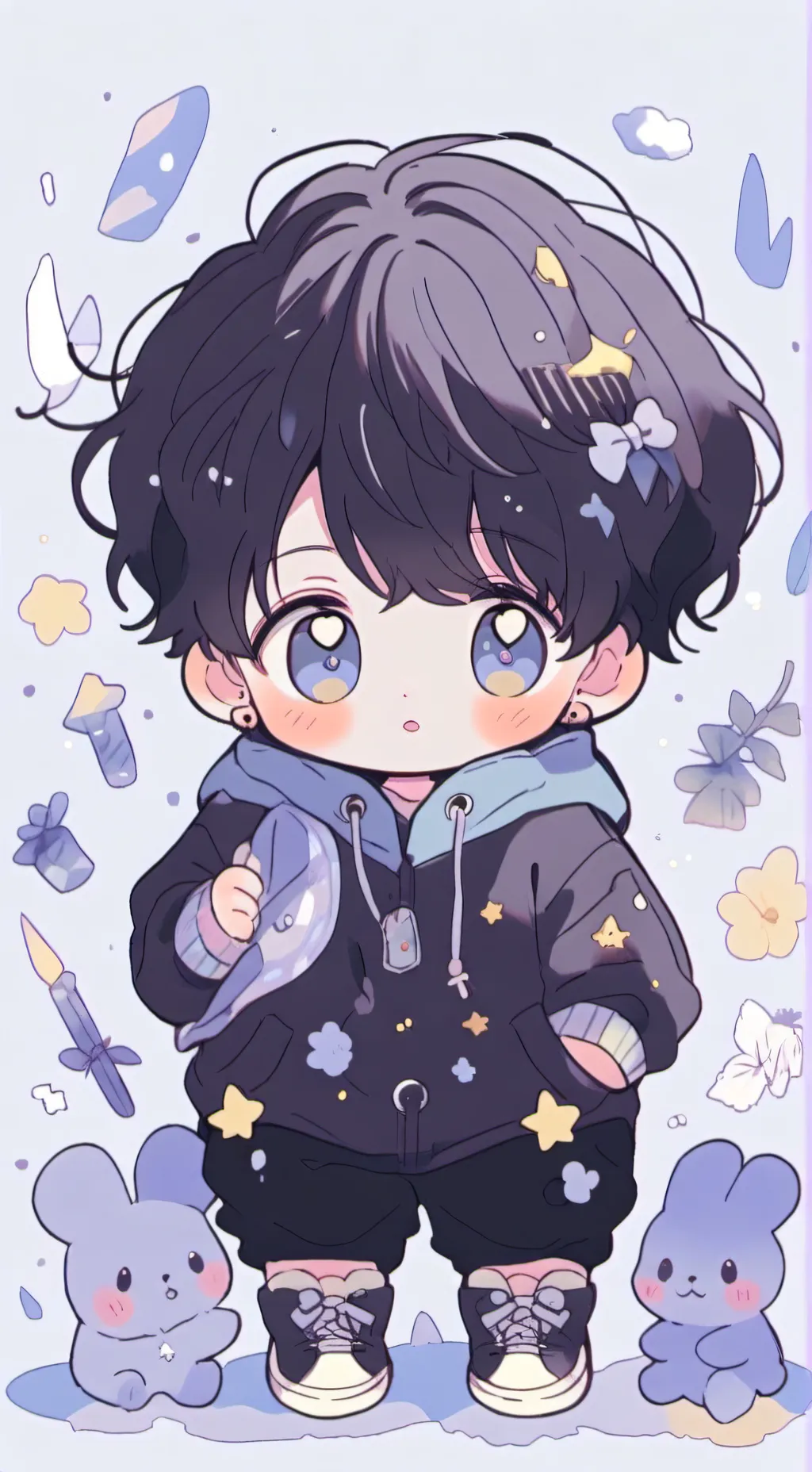 ai character: clawhauser background