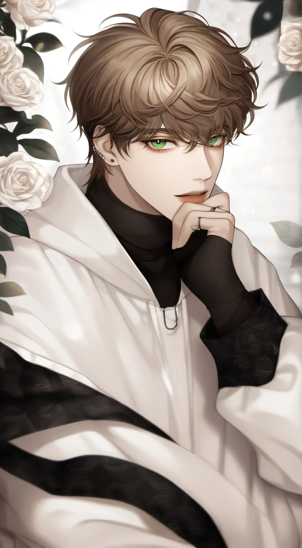 ai character: 𖤐𓃹cyrus☛ ☚ background