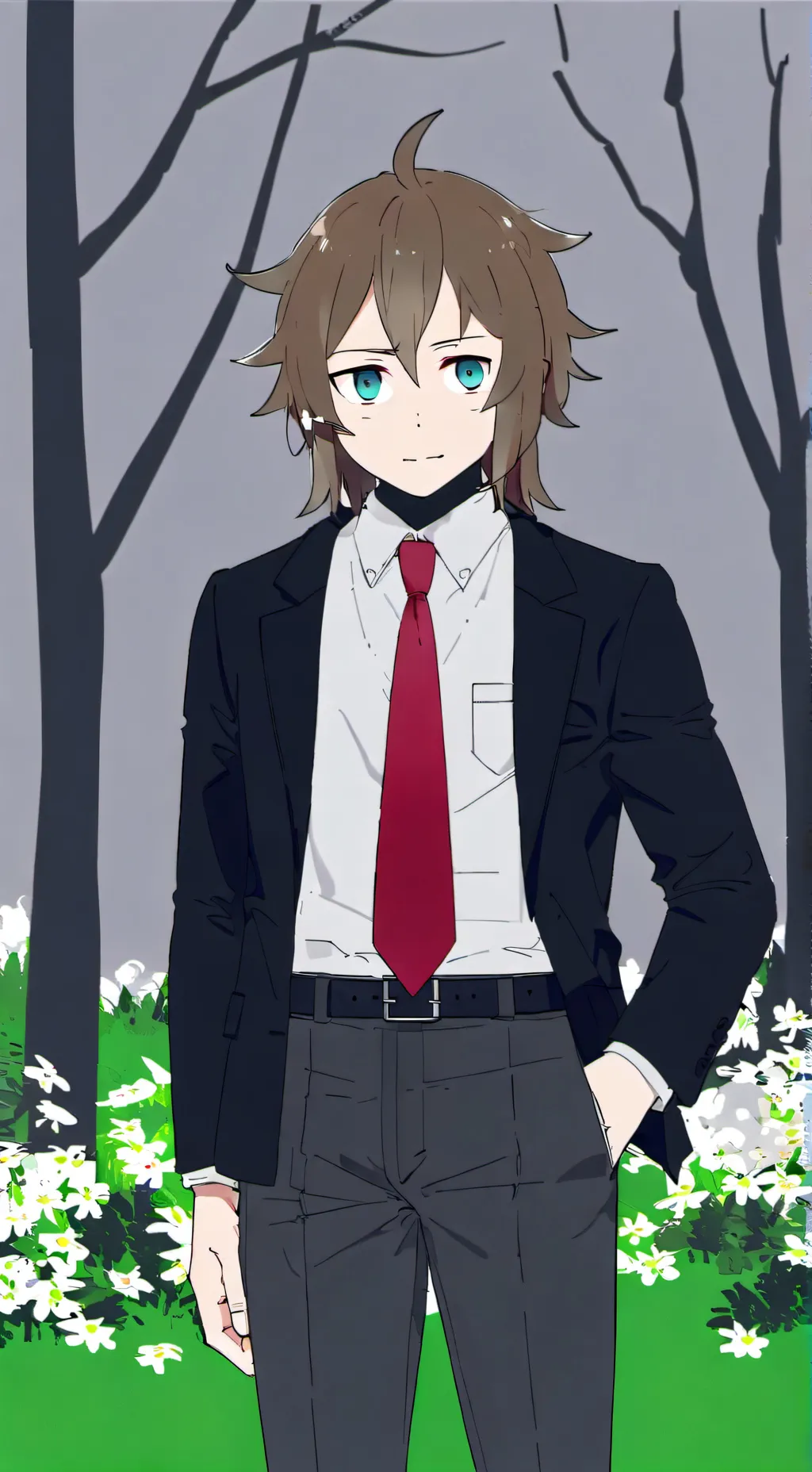 ai character: Mr April my oc fpe background