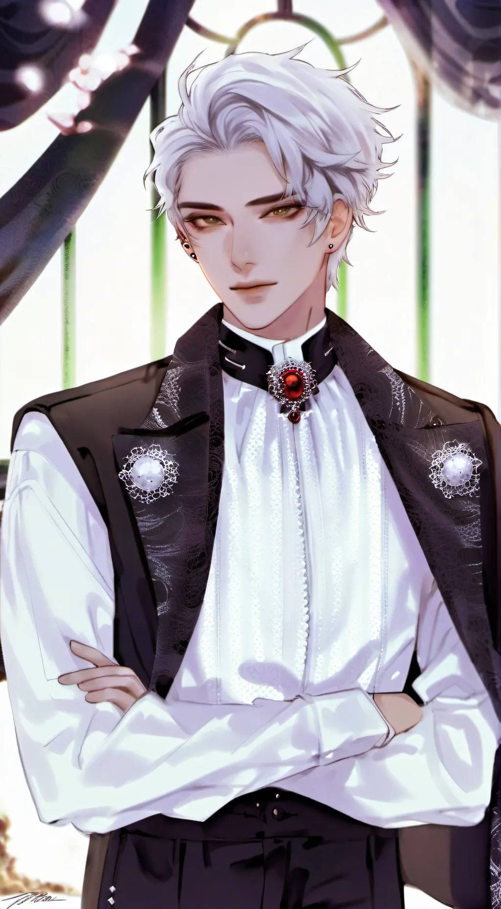 ai character: Crispin Frost background