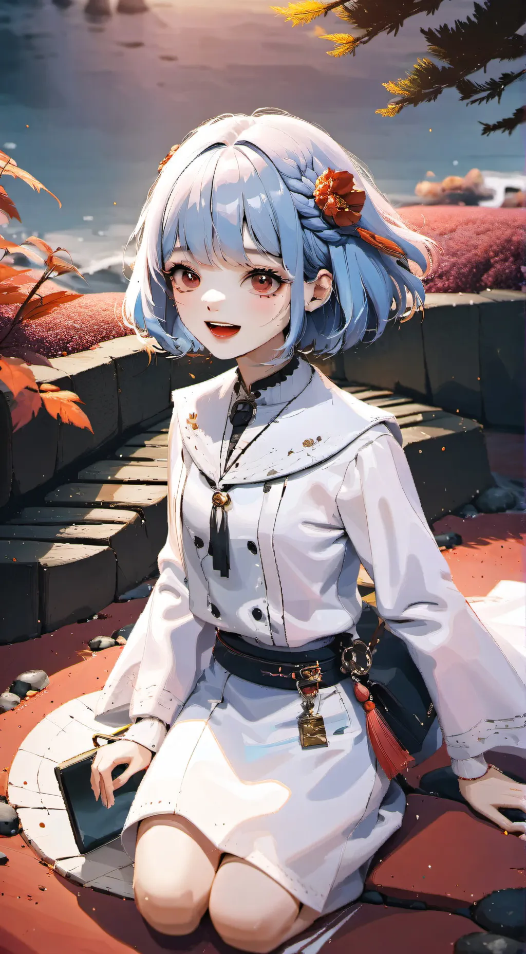 ai character: ai scream trend background