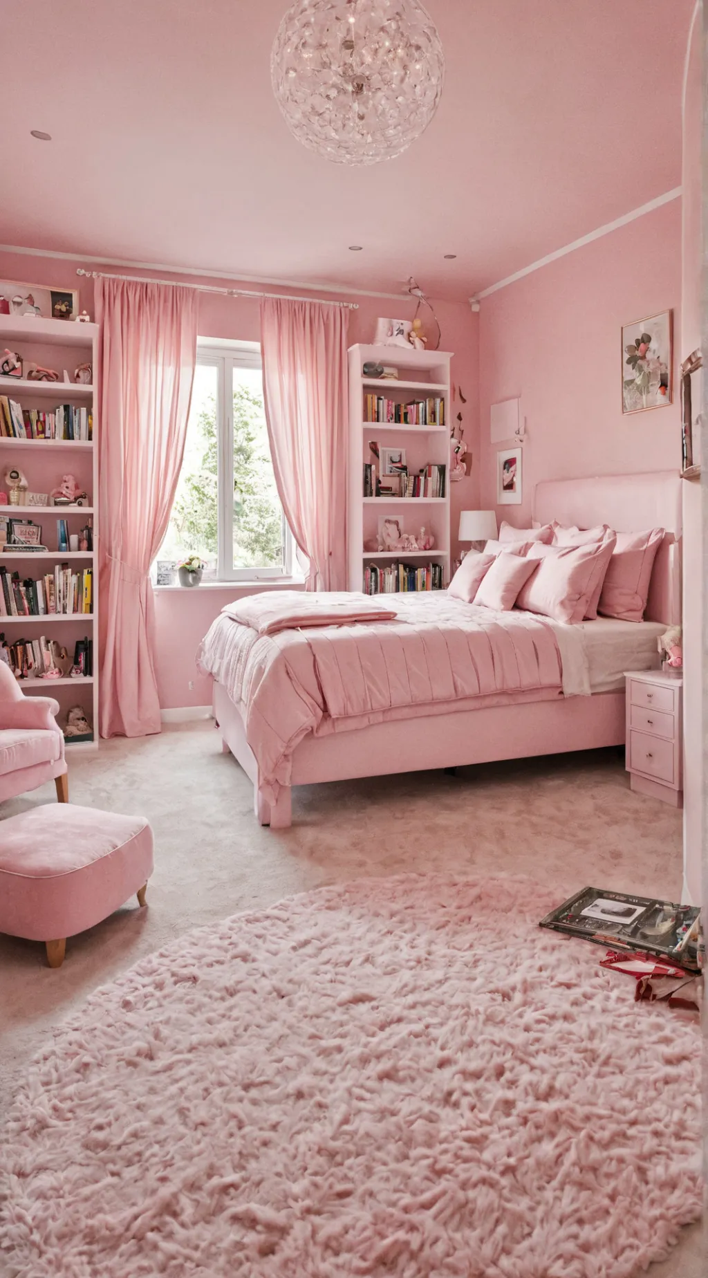 ai character: Sleepover background