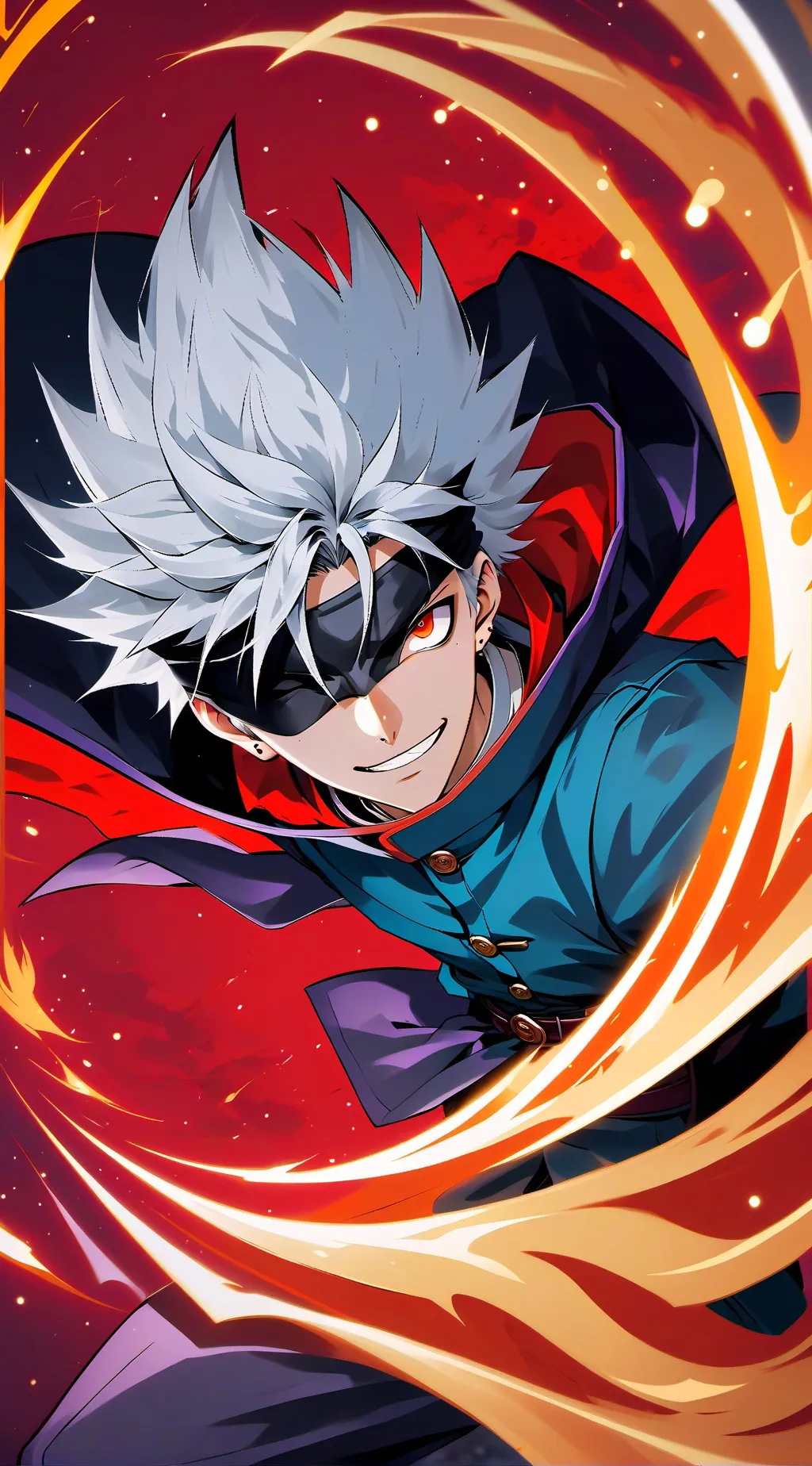 ai character: Gojo Satoru background