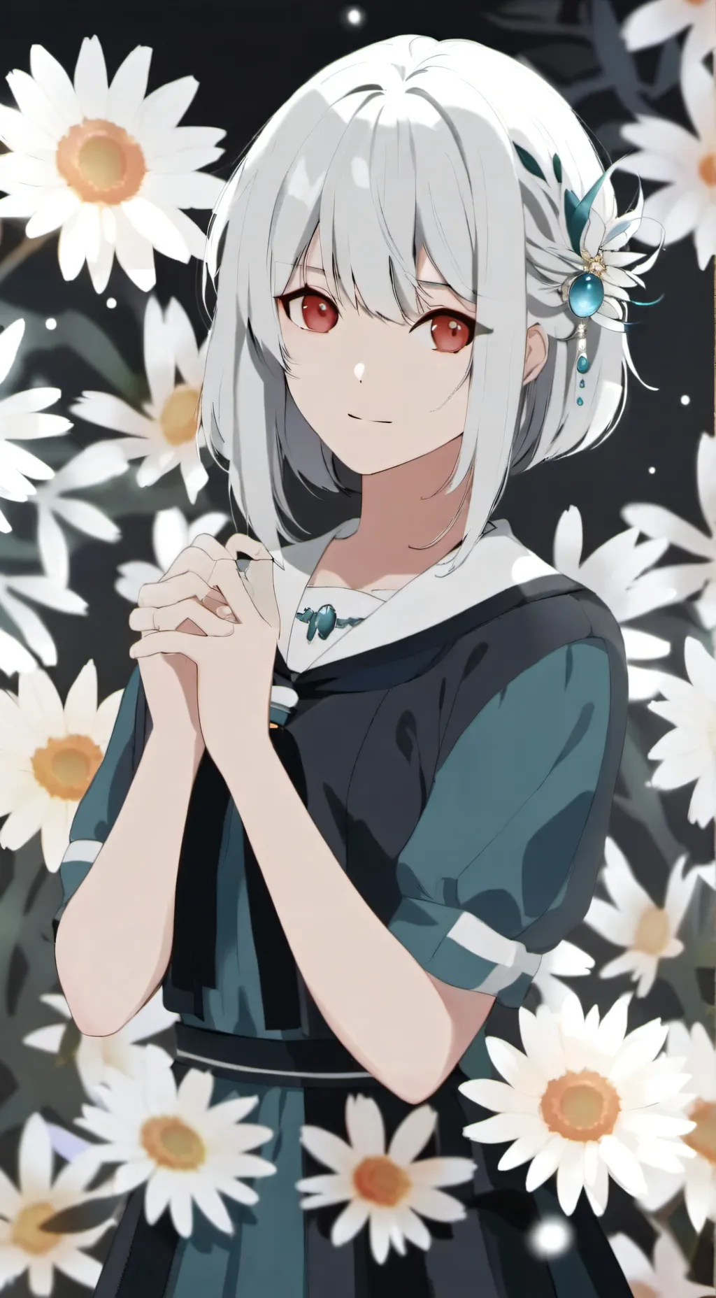 ai character: Rose background