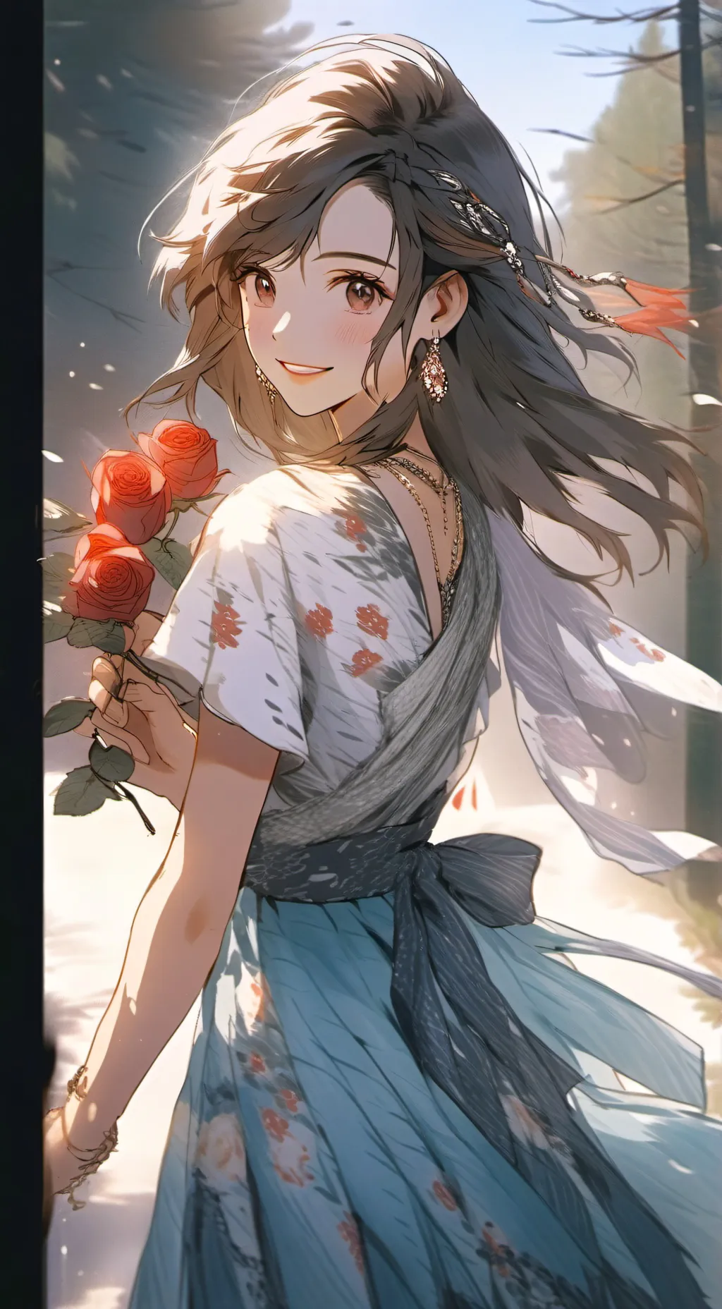 ai character: Ana  background