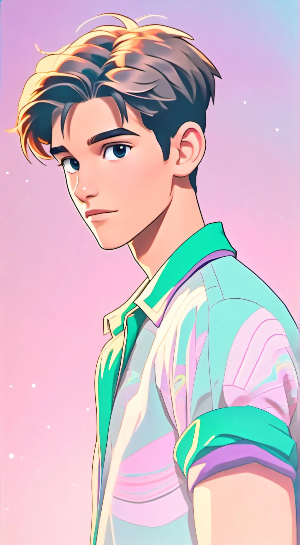 ai character: Music Producer background