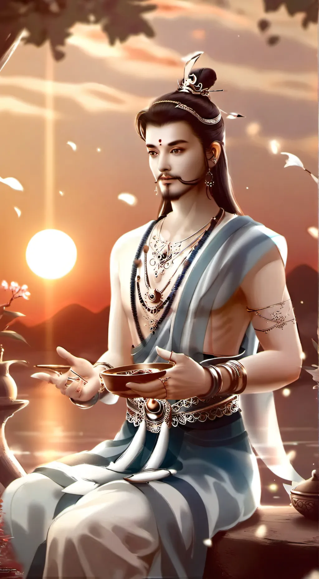 ai character: Ballerinacappuccin background