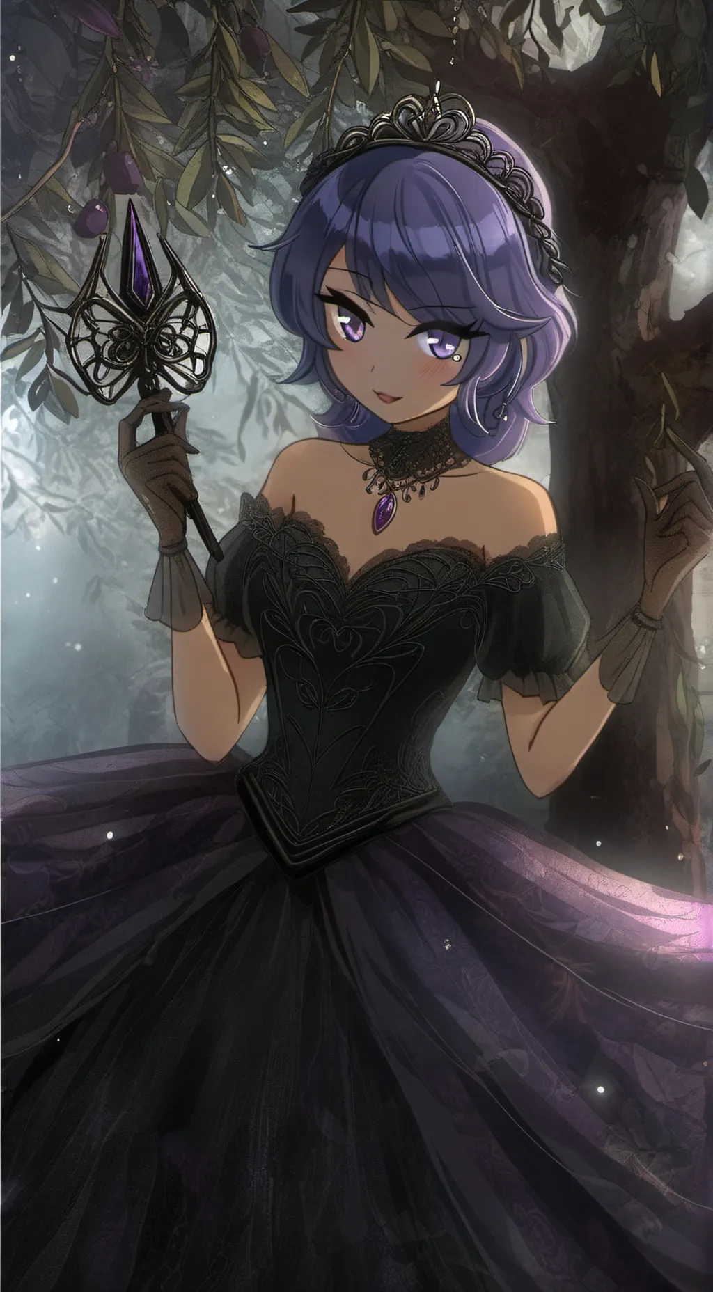 ai character: Princess Uzi!  background