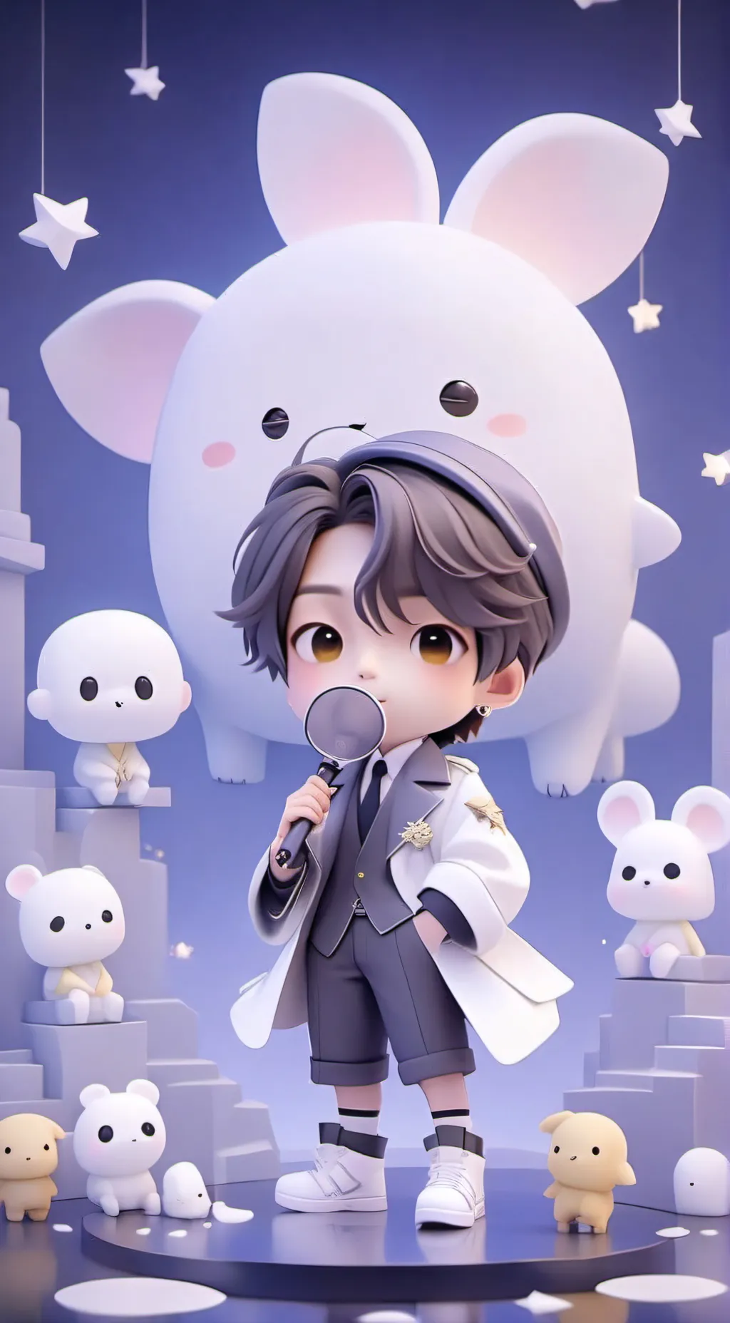 ai character: BTS new member background