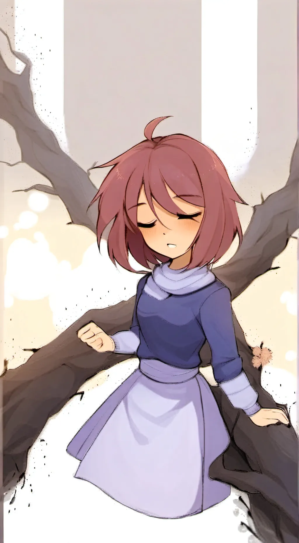 ai character: frísk  background