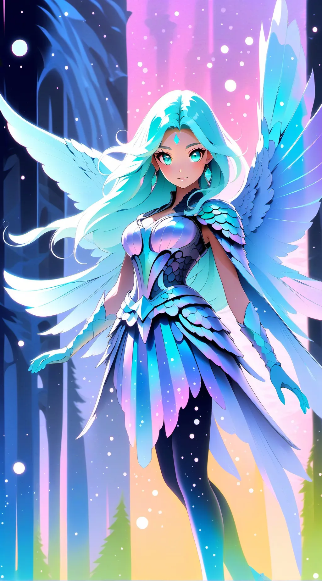 ai character: Aurora  background