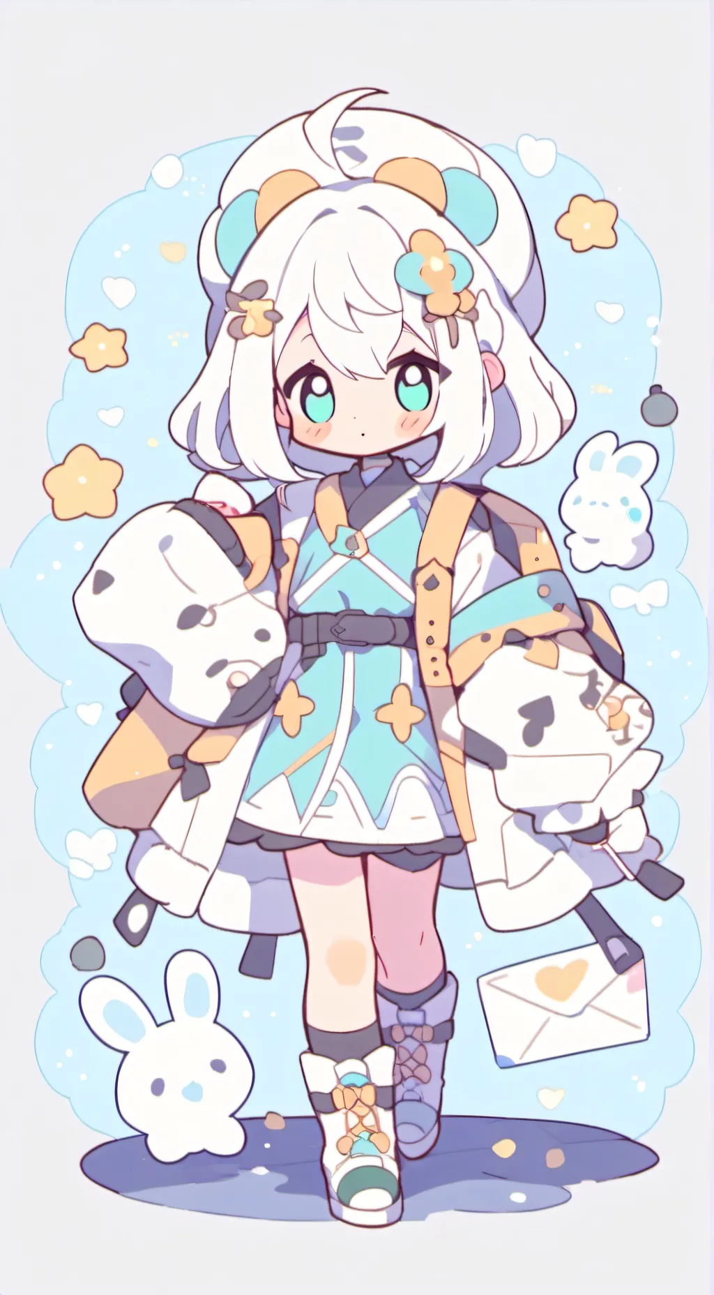 ai character: Sakura  background