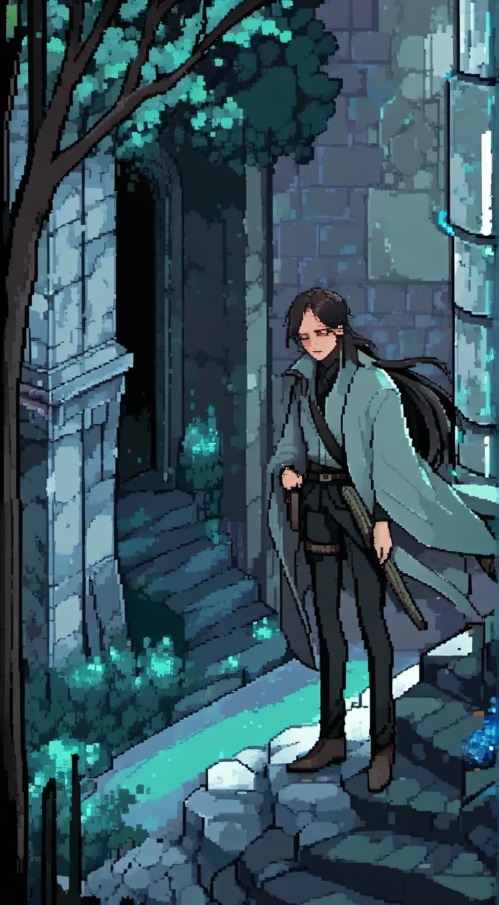 ai character: shota has TALKIE?! background