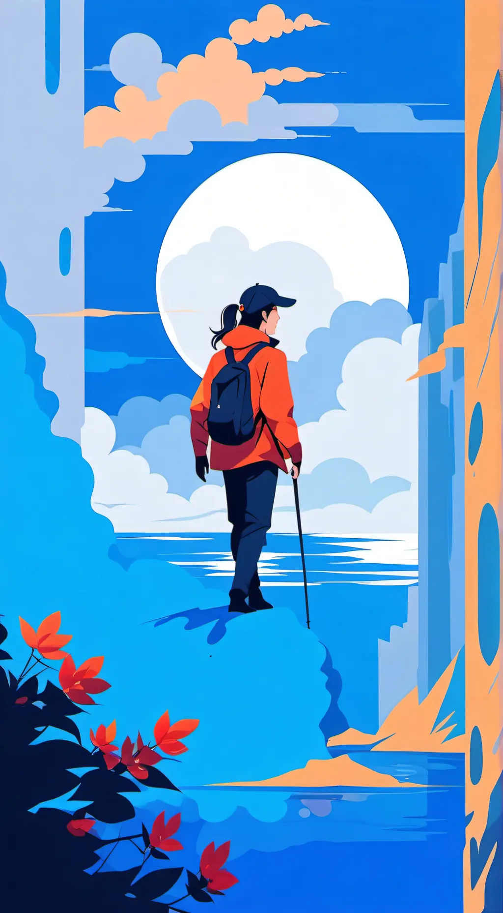 ai character: Аня background