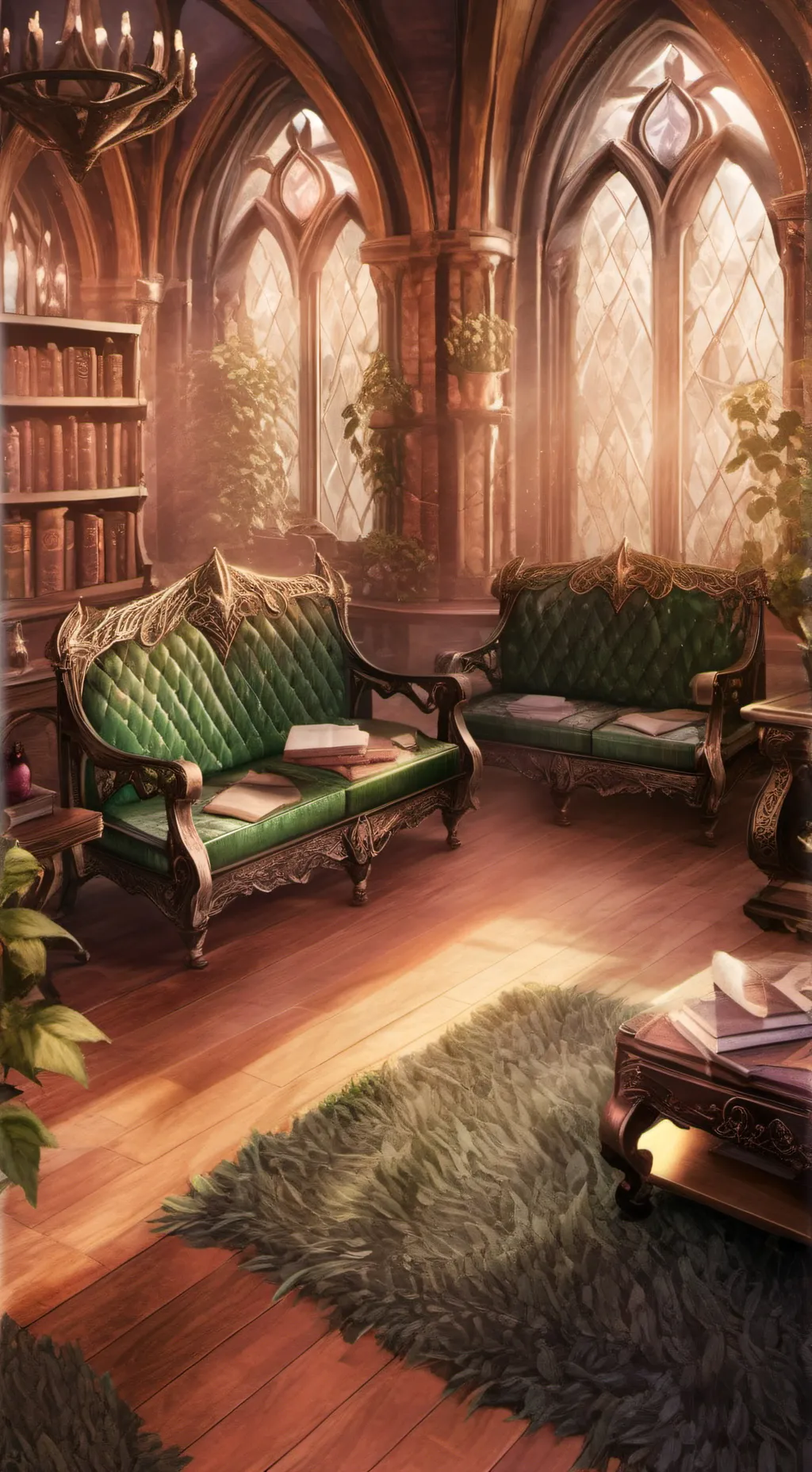 ai character: 🐍 commonroom background