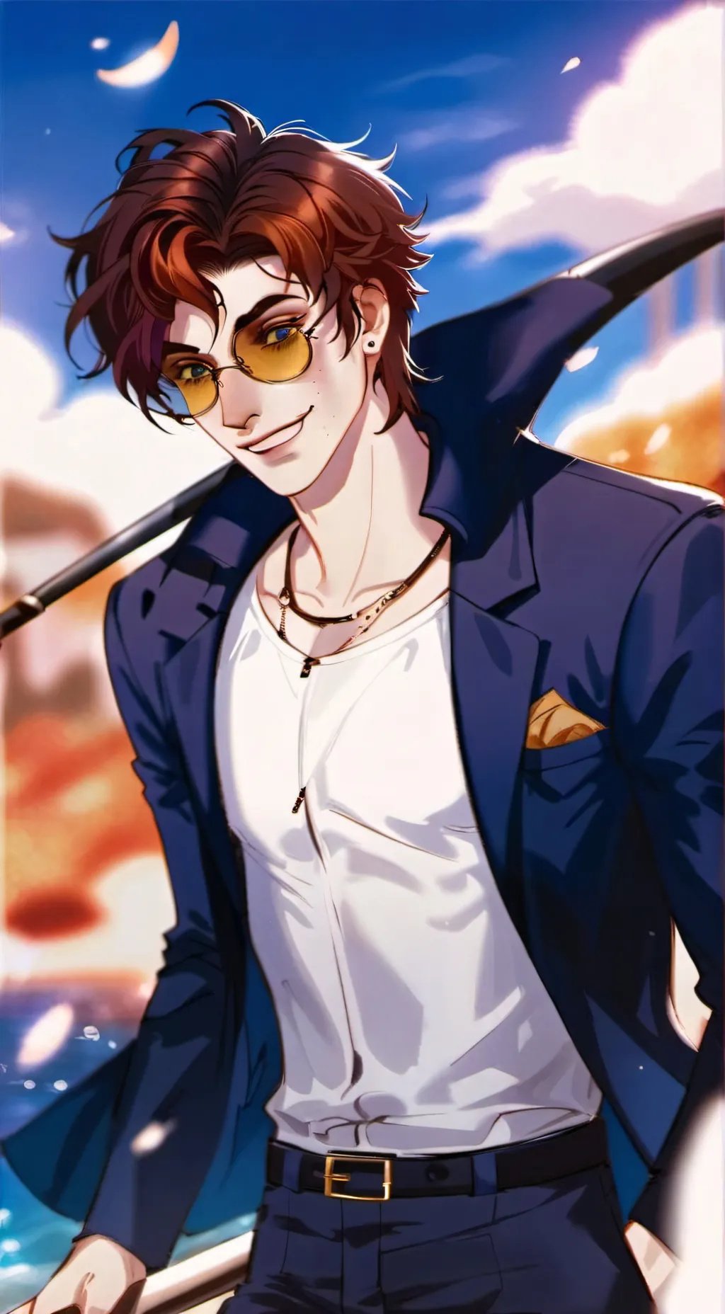 ai character: Theo background