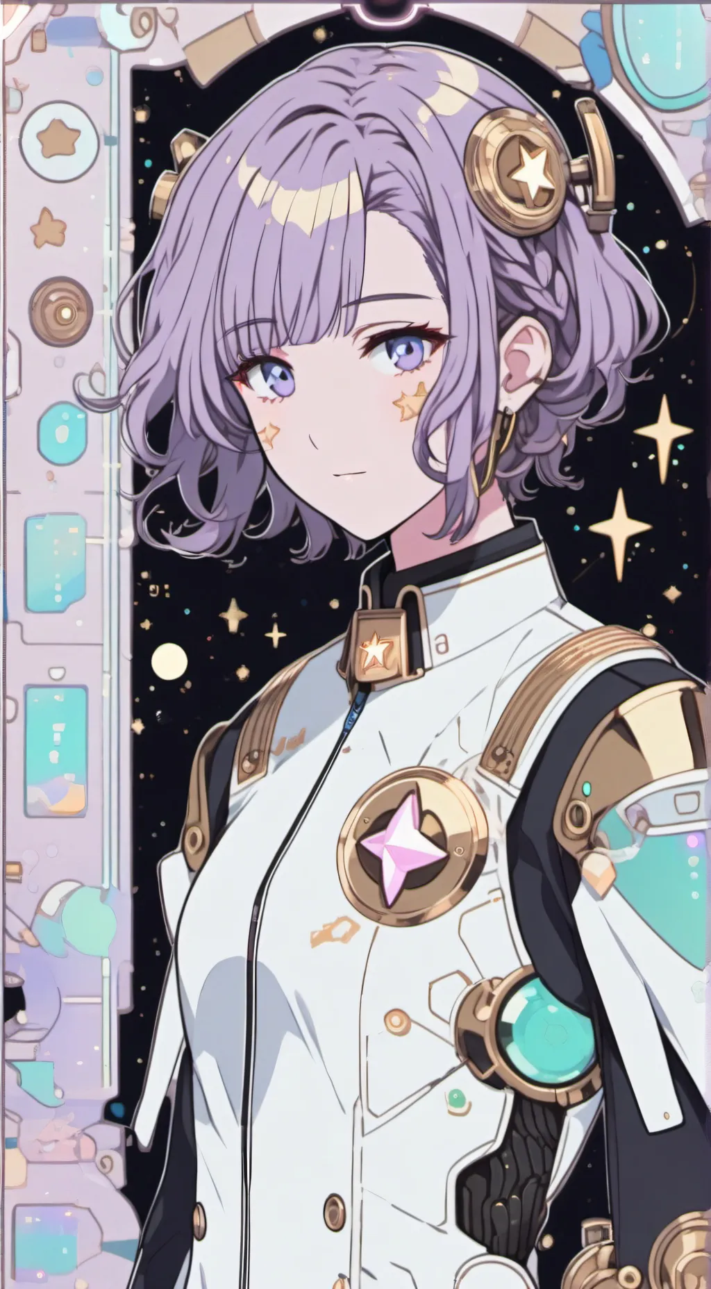 ai character: Stellar background