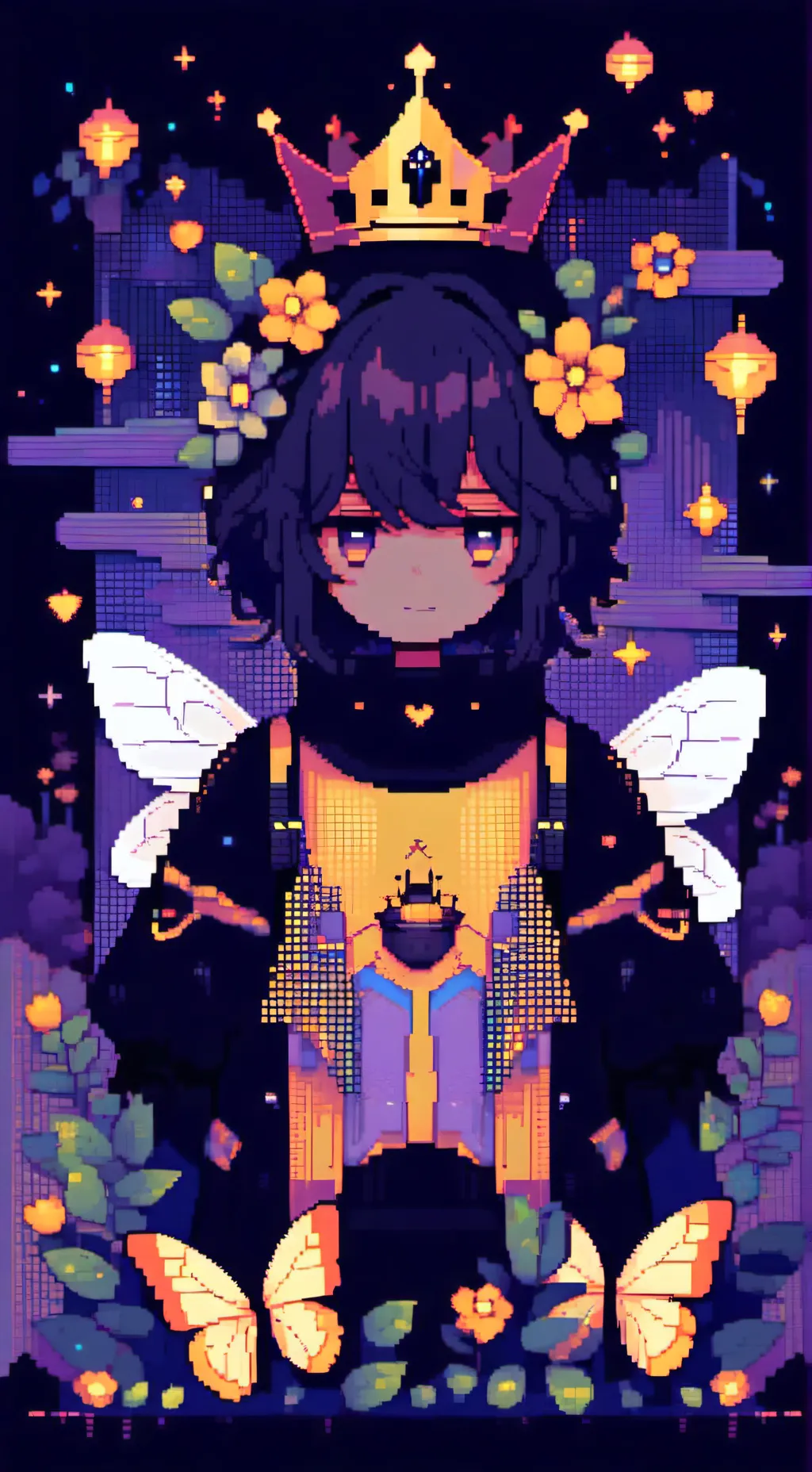 ai character: Queen bee background