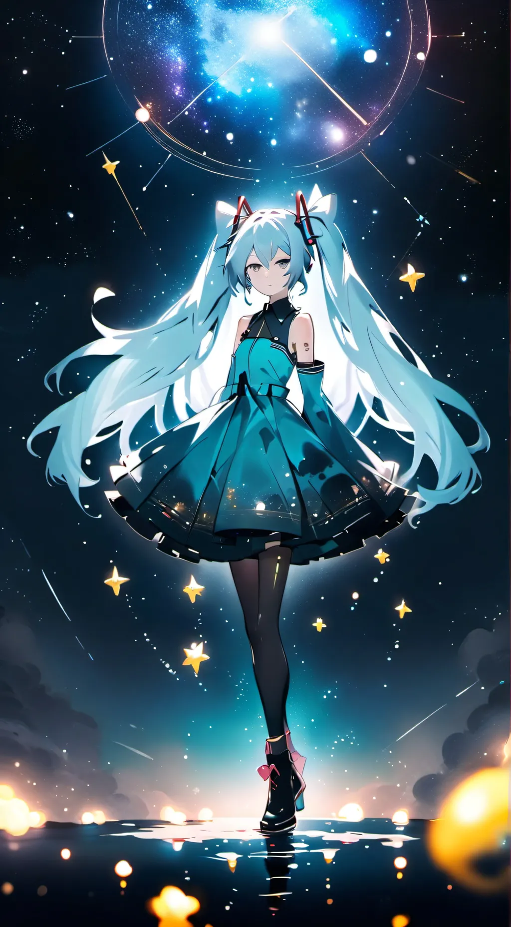 ai character: MIKU background