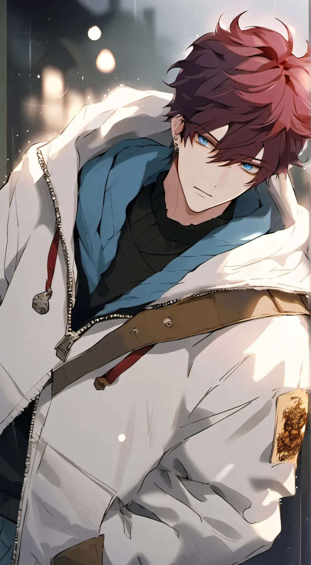 ai character: •Noah Carter• background