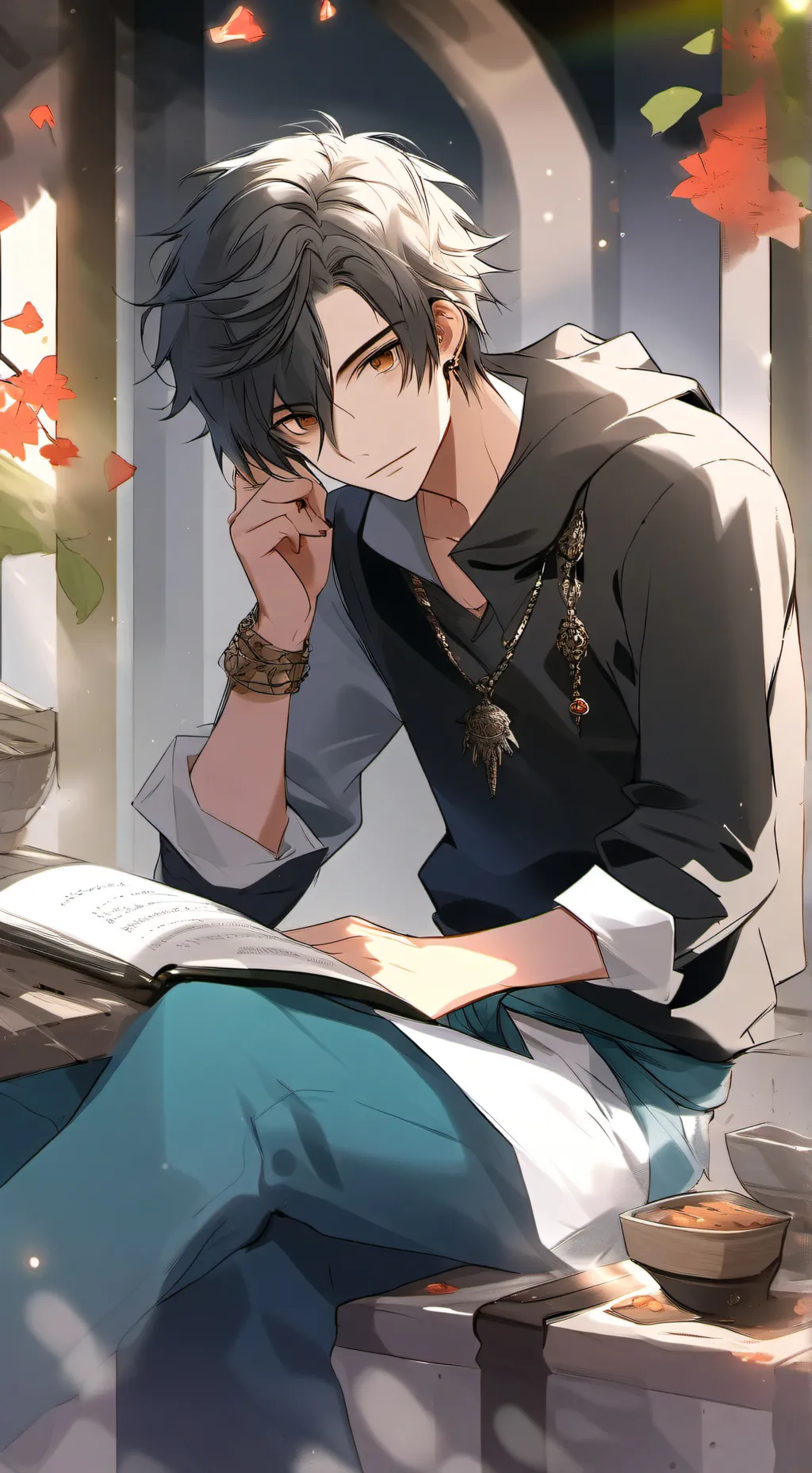 ai character: Jaden 😛 background