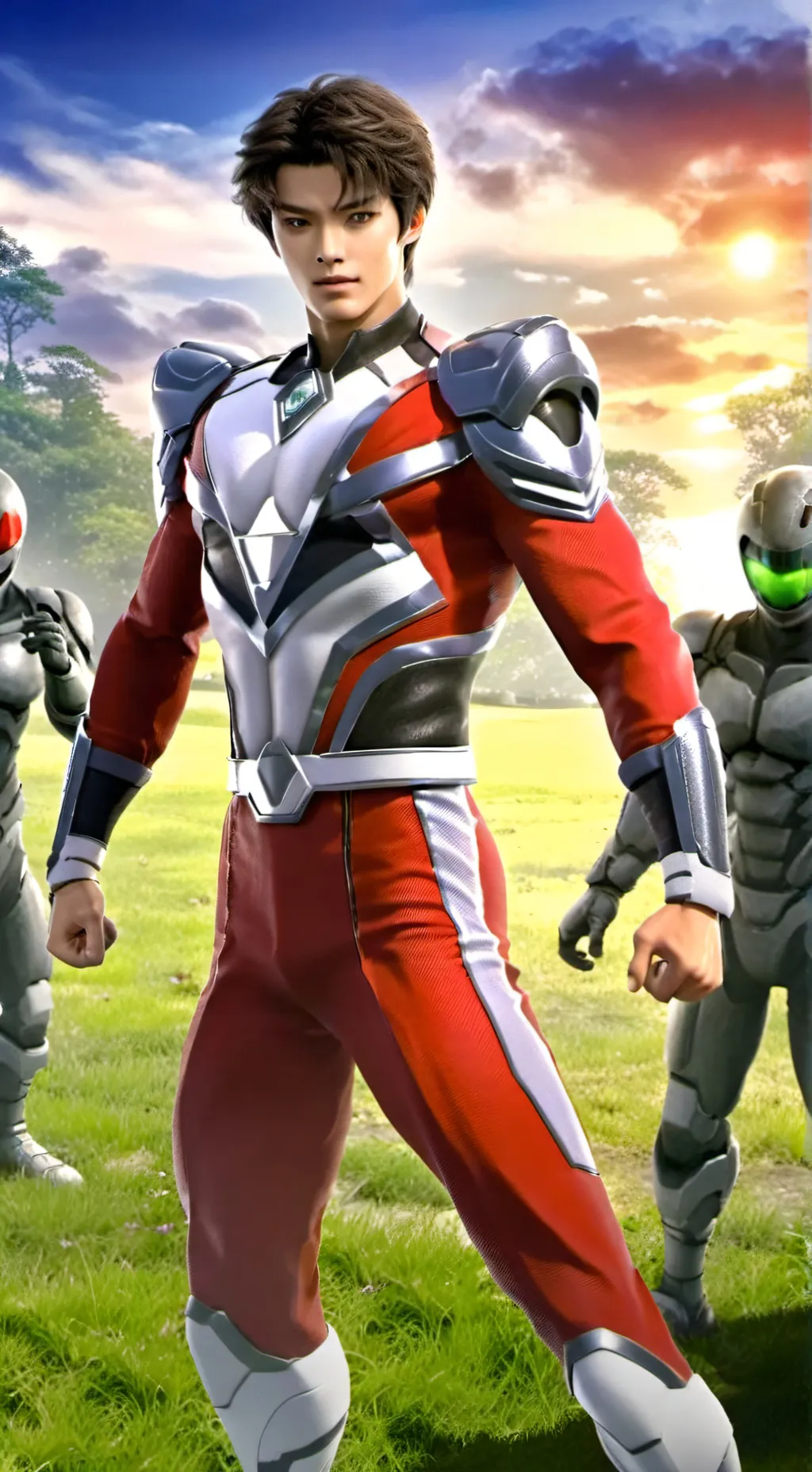 Talkie AI - Chat with red power rangers 