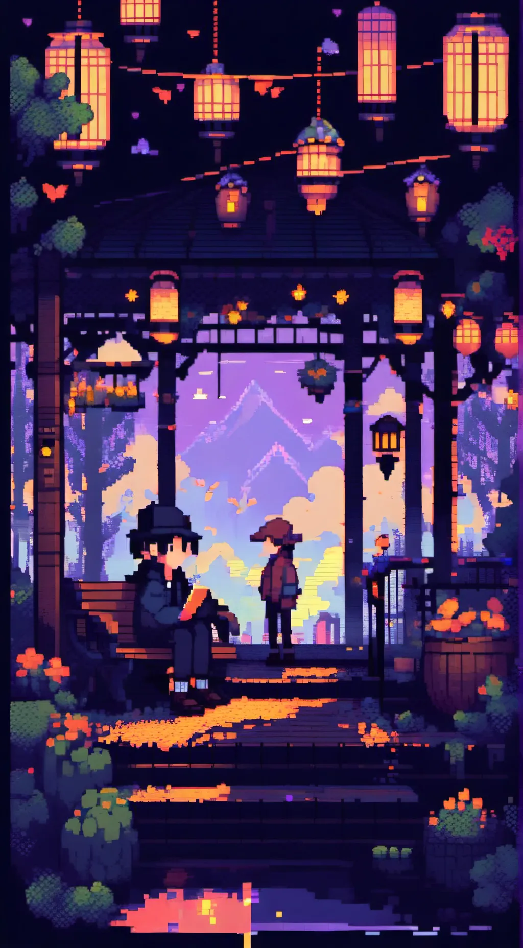 ai character: Star scape background