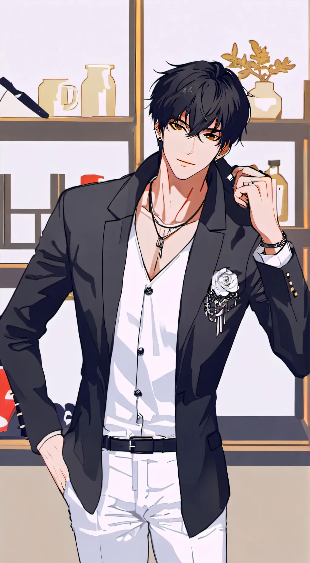 ai character: Jeakyung  background