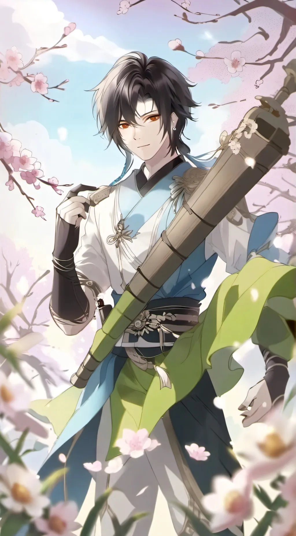 ai character: •~Hunter~• background