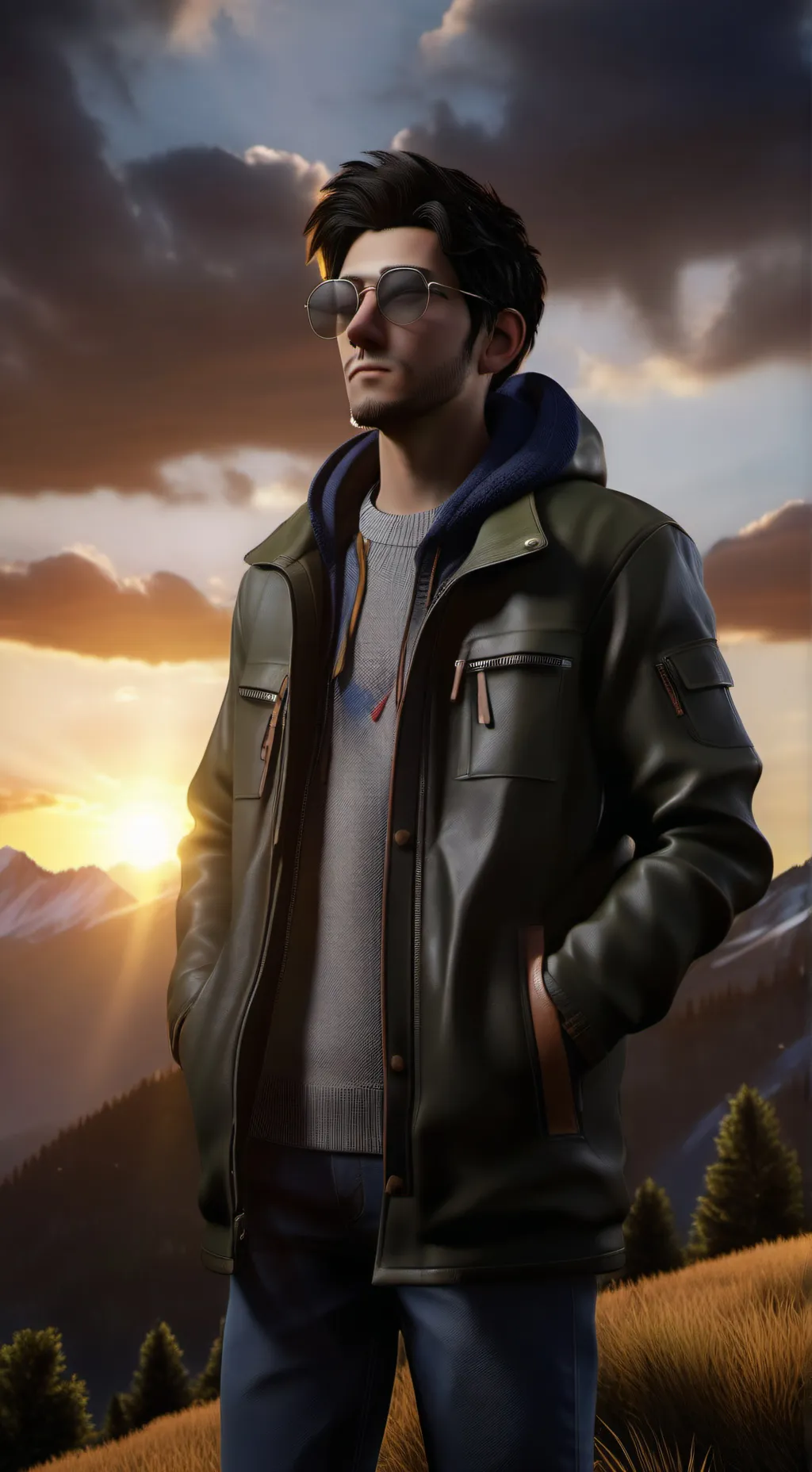 ai character: el soldado  background