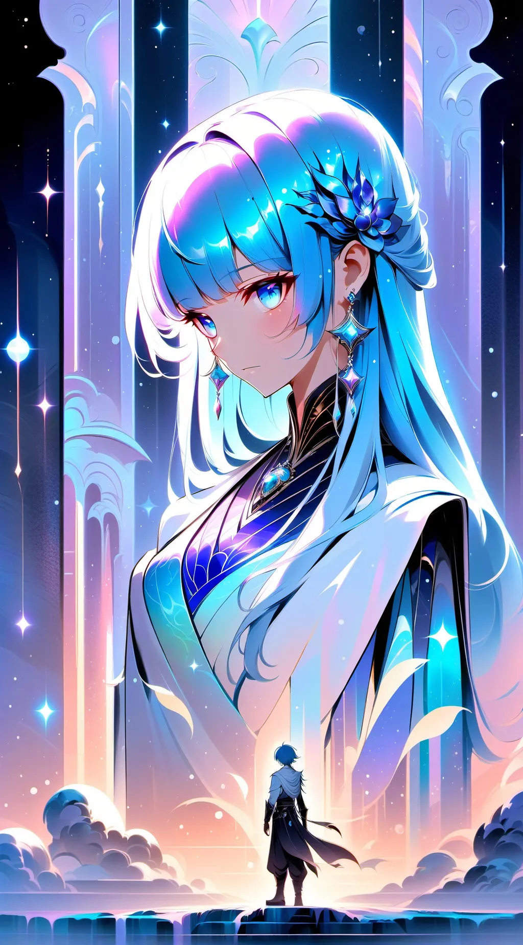 ai character: Luna background
