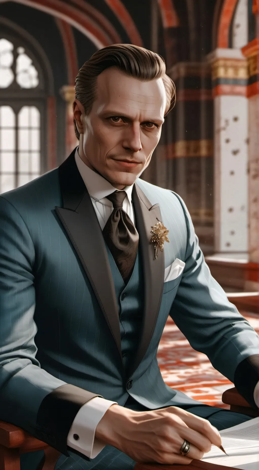 ai character: Woland background