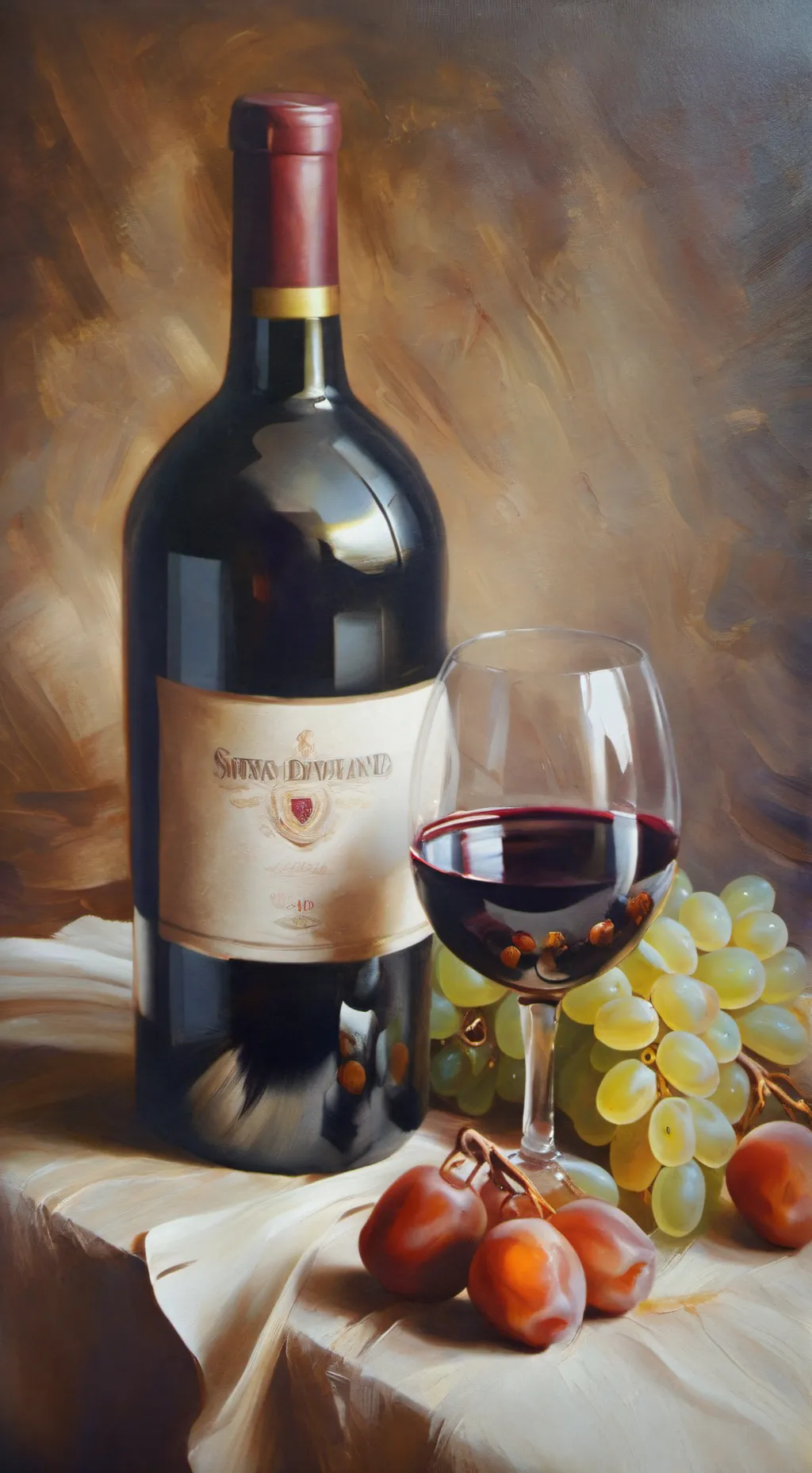 ai character: vino🍷 background