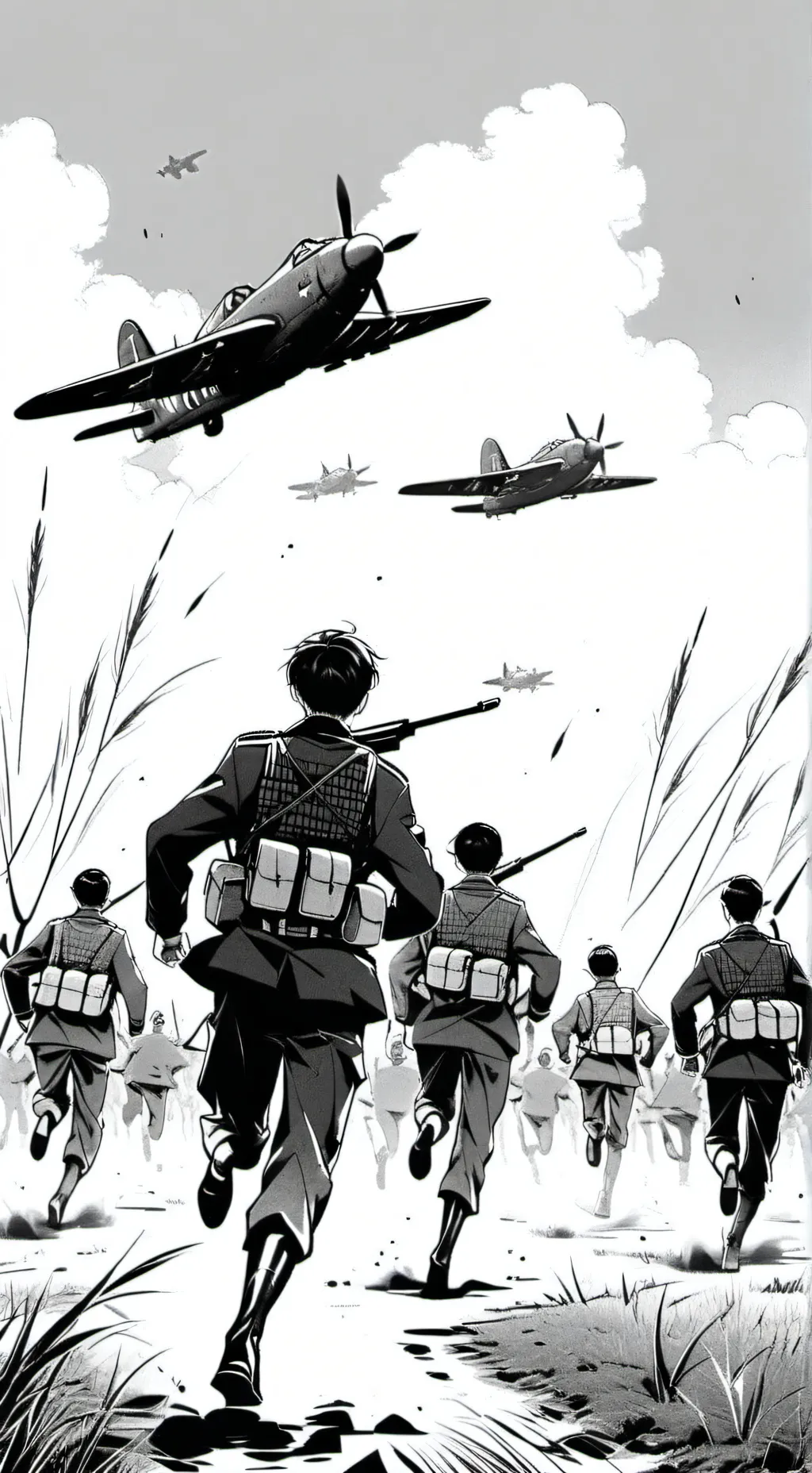 ai character: WW2, engine beast. background