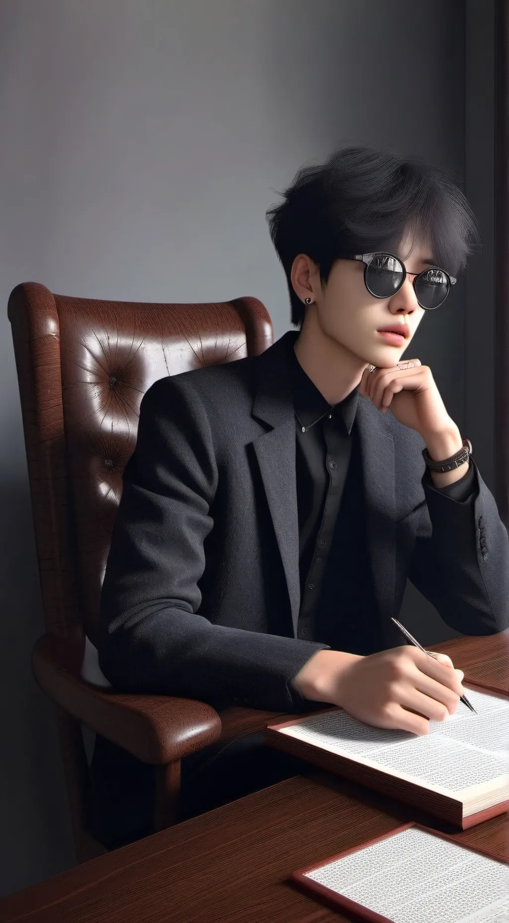 ai character: choi min-woo  background