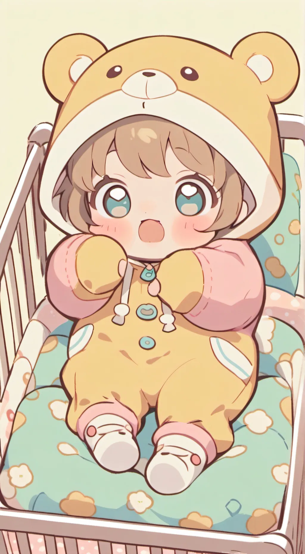 ai character: newborn baby lexi background