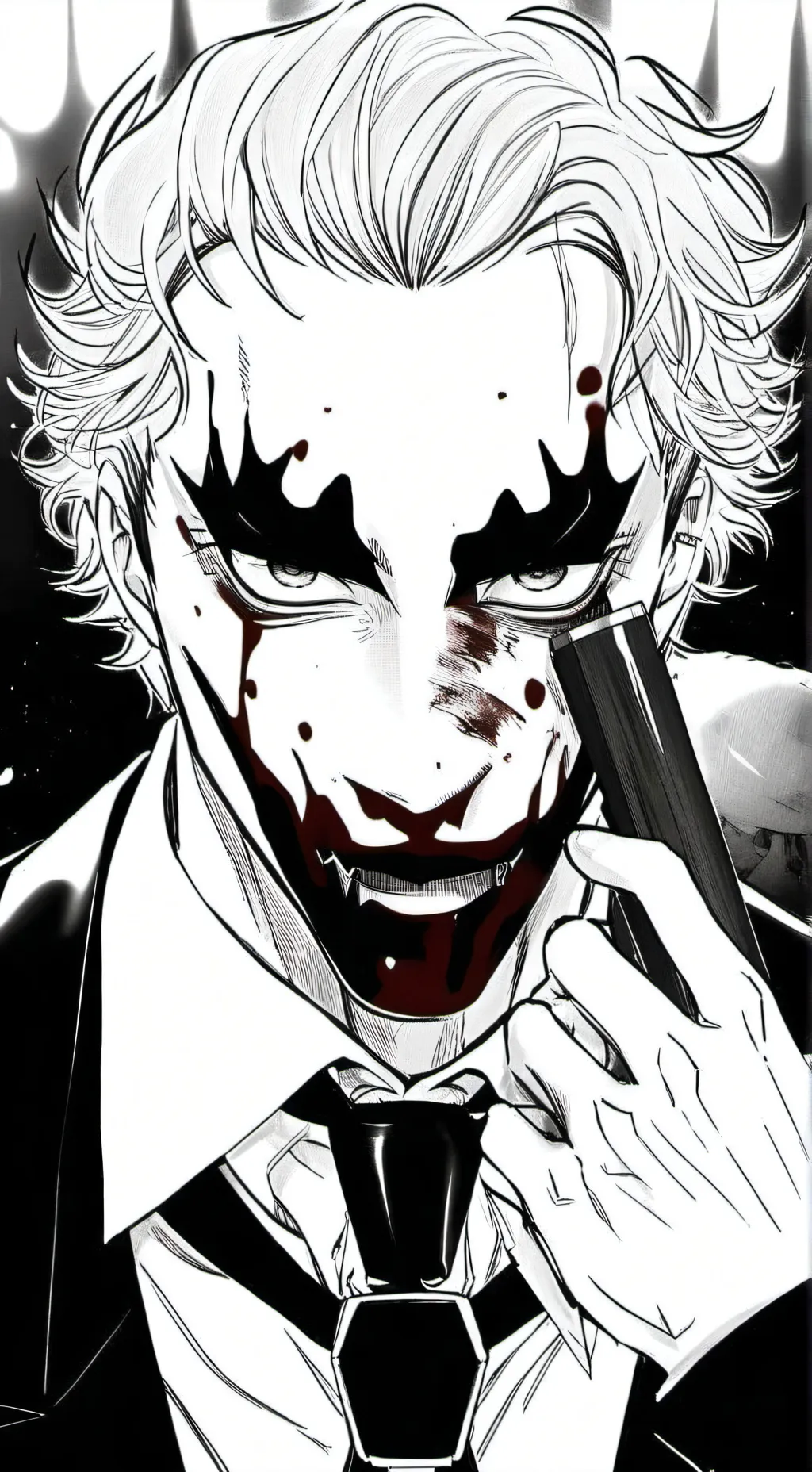 ai character: The Clown Killer🔪 background