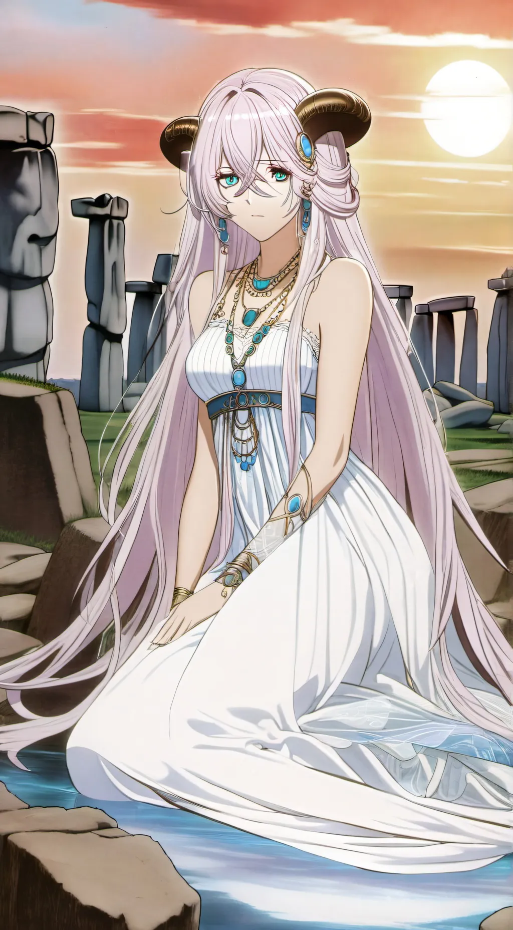 ai character: Jubilant Eikthyrni background