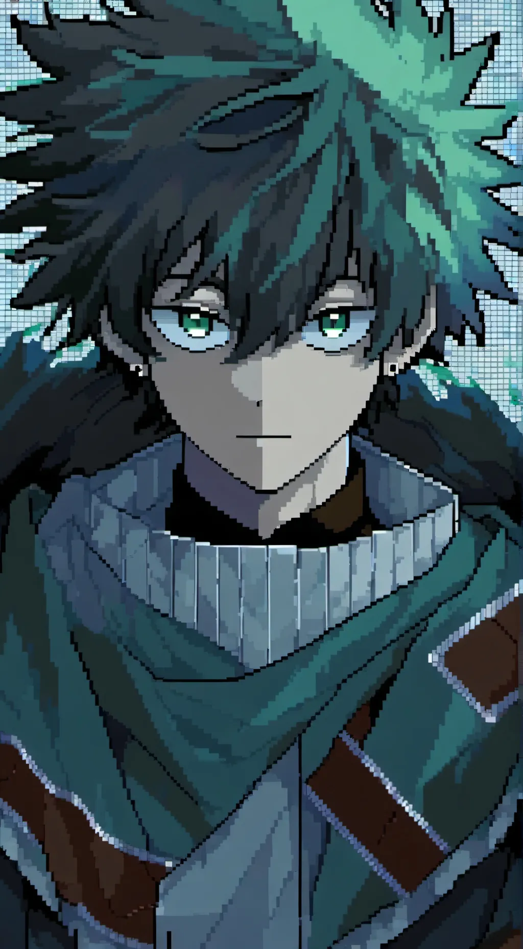 ai character: EMO DEKU✨️ background