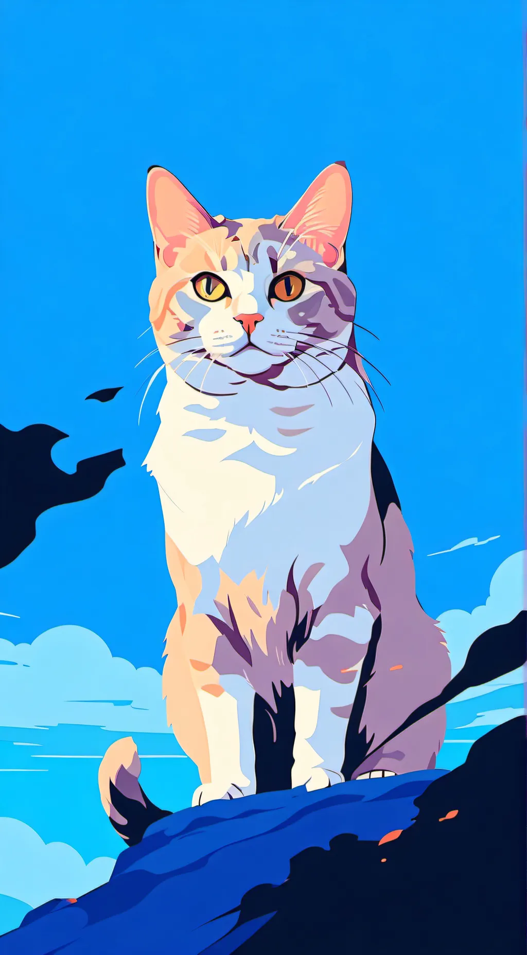 ai character: Kick the cat background