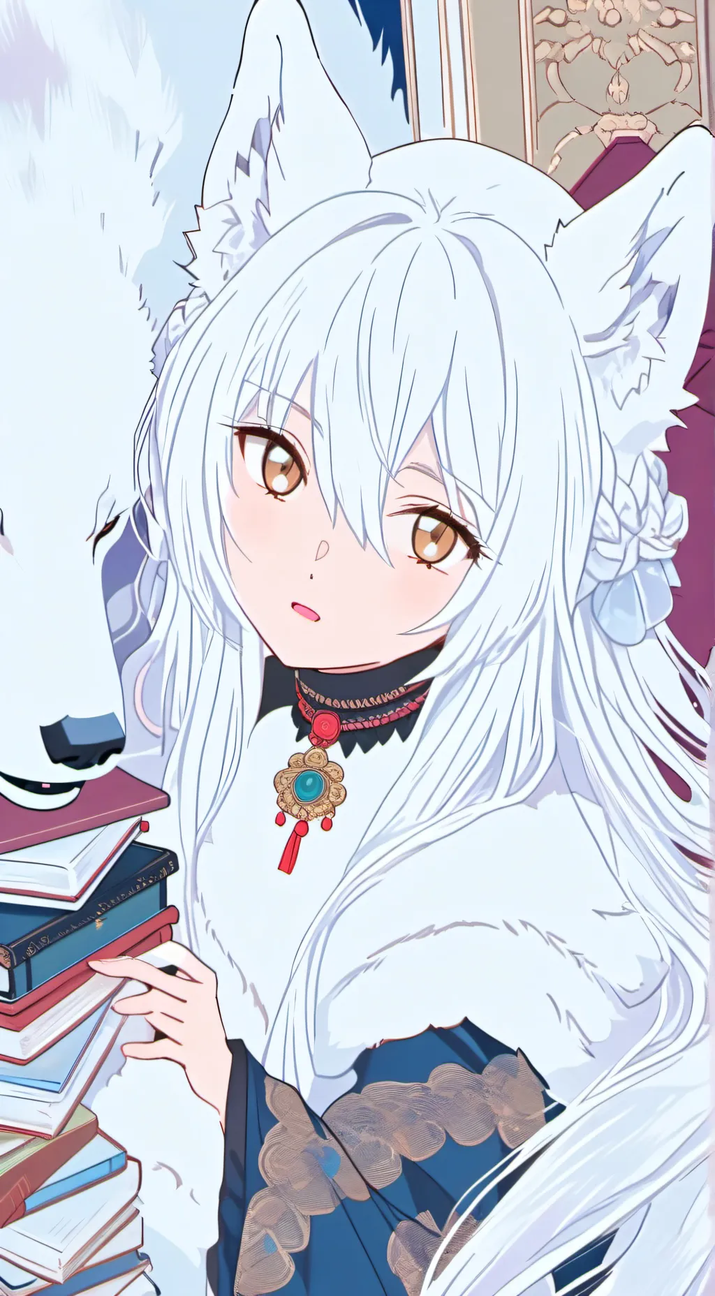 ai character: Snowpack the Furry Spirit background