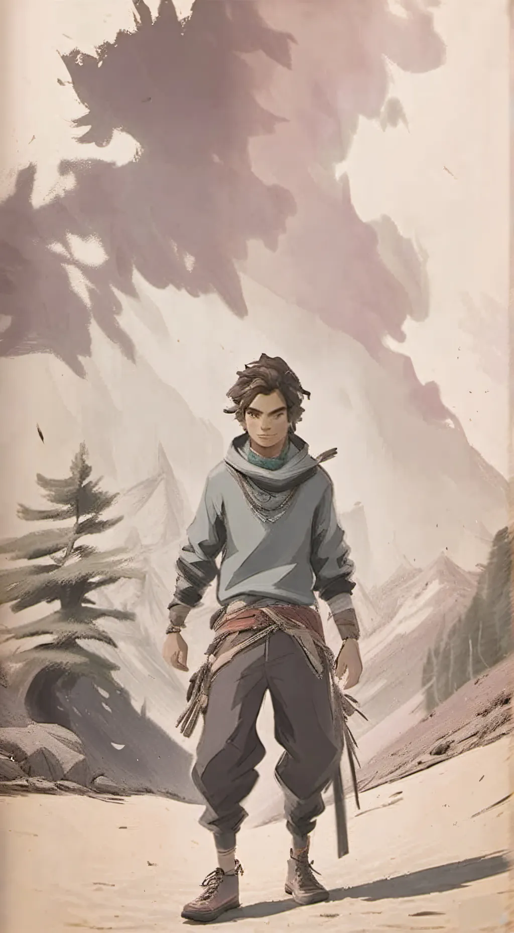 ai character: Seven Palacio  background