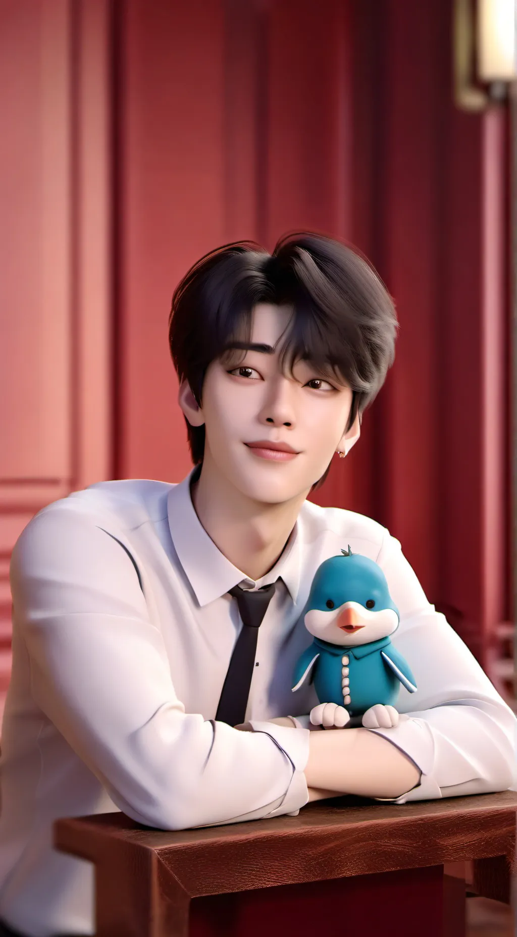 ai character: Amor a primera vis background