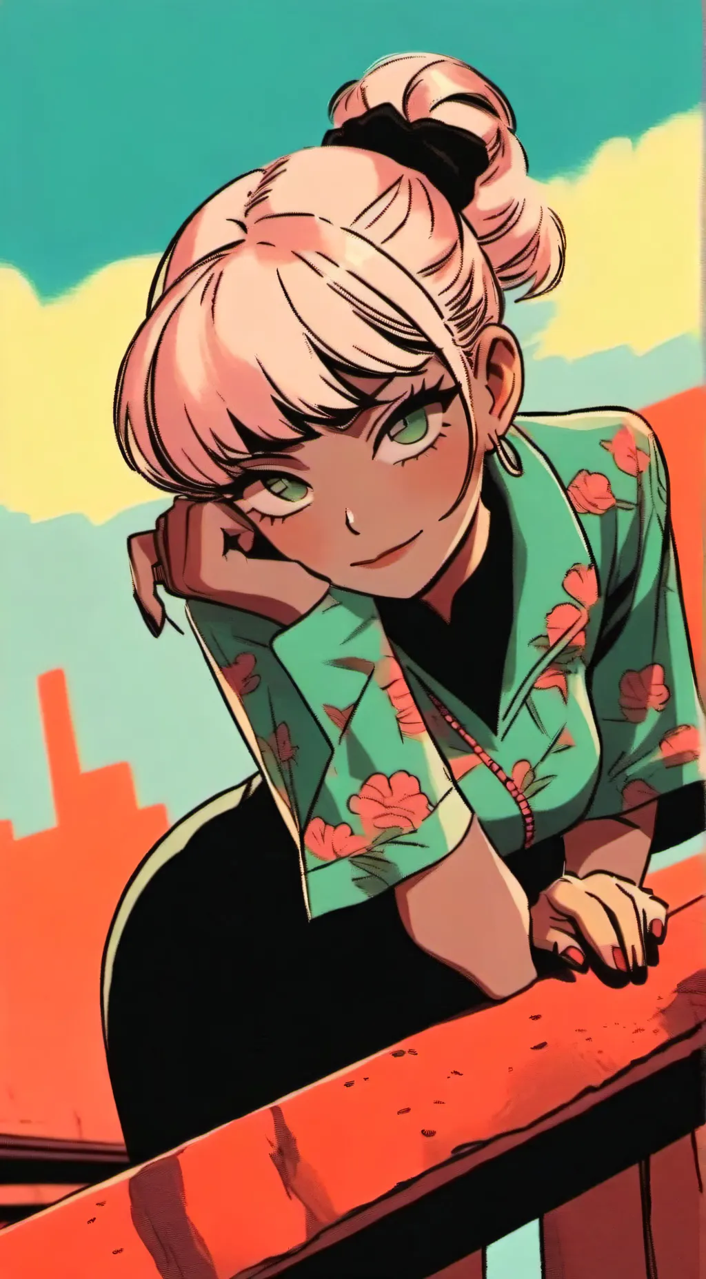 ai character: Toga background