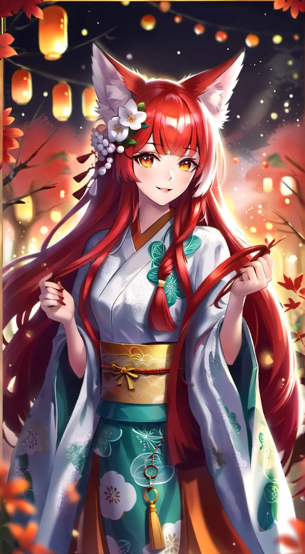 ai character: Rose background