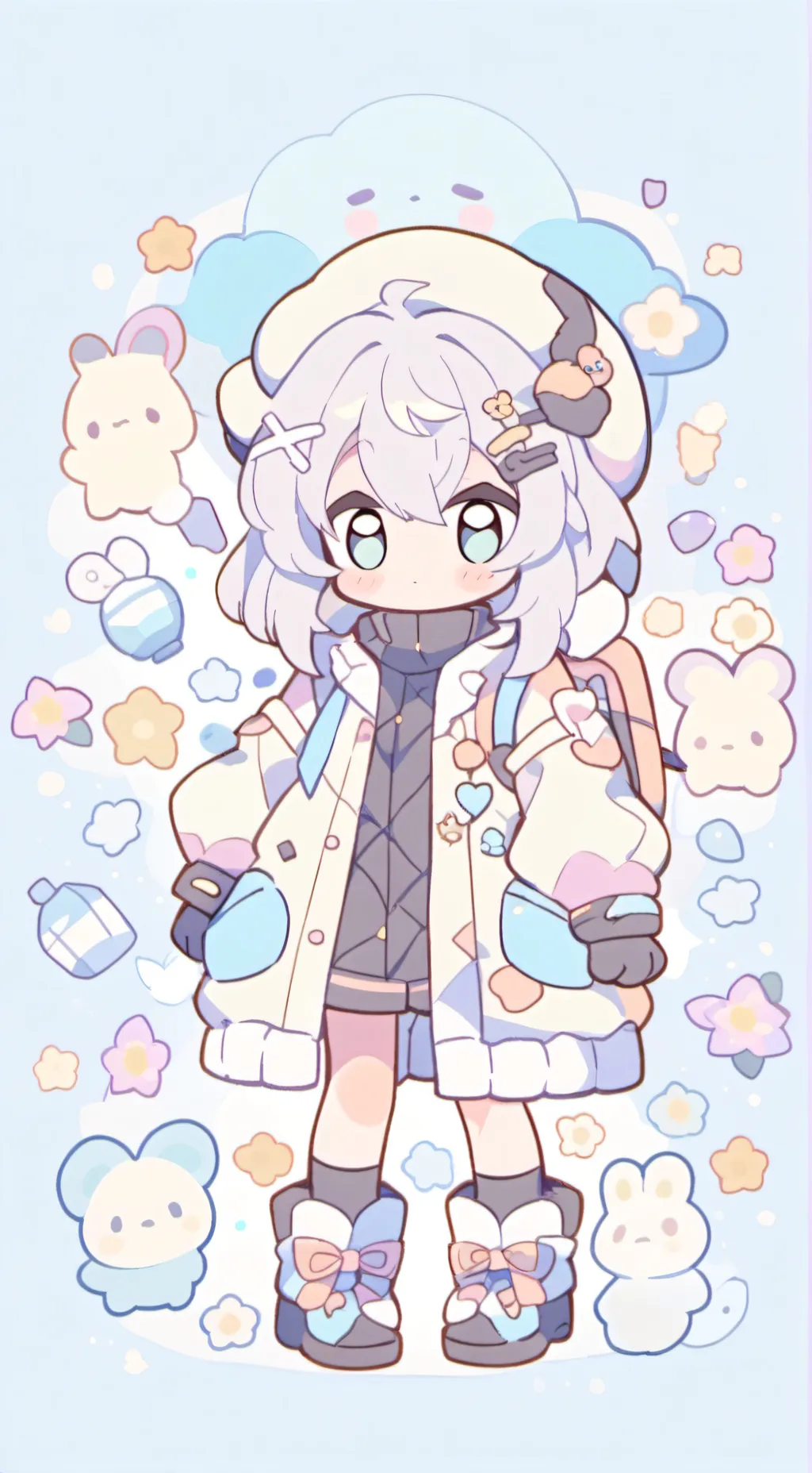 ai character: huggy wuggy background