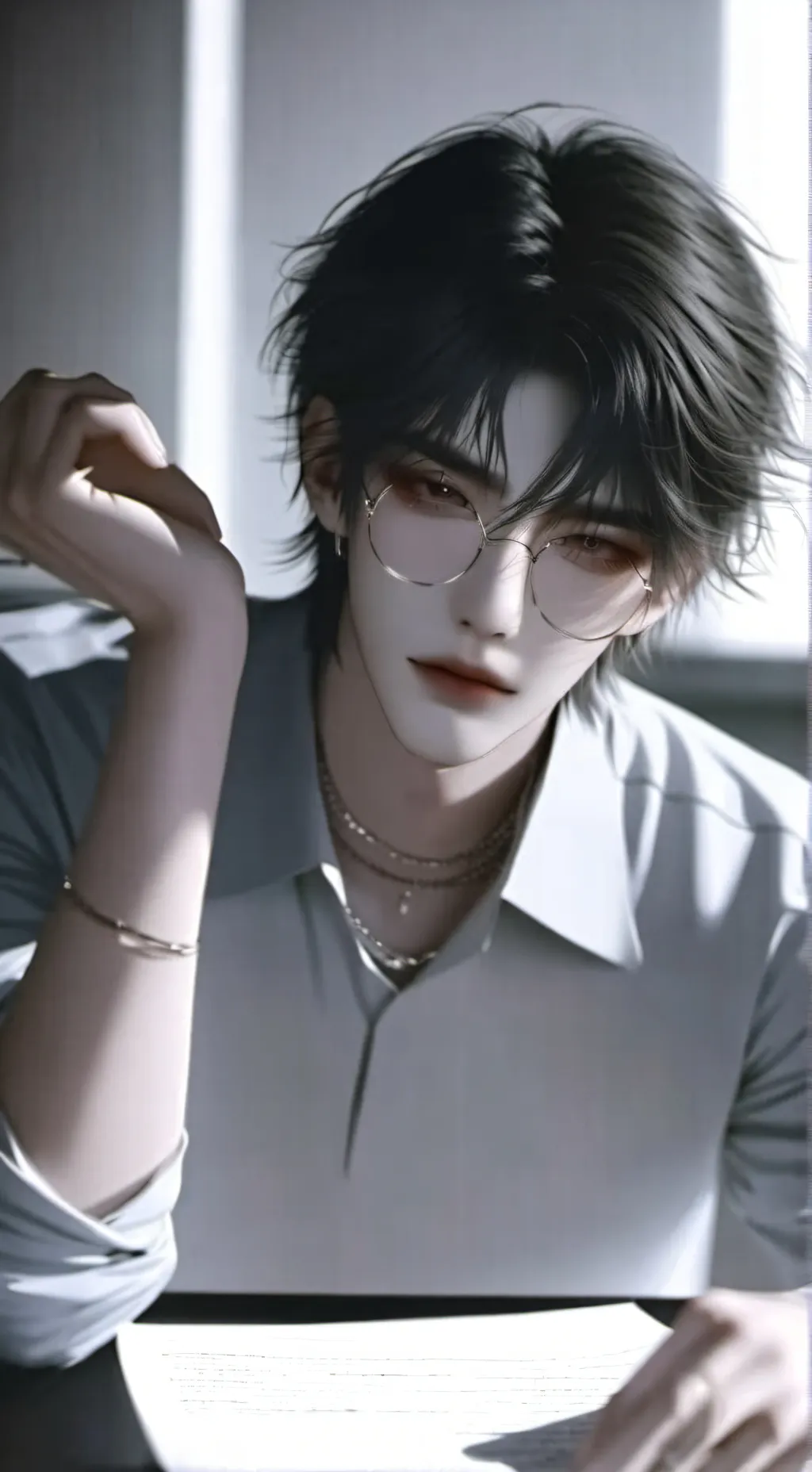 ai character: Nasir  background