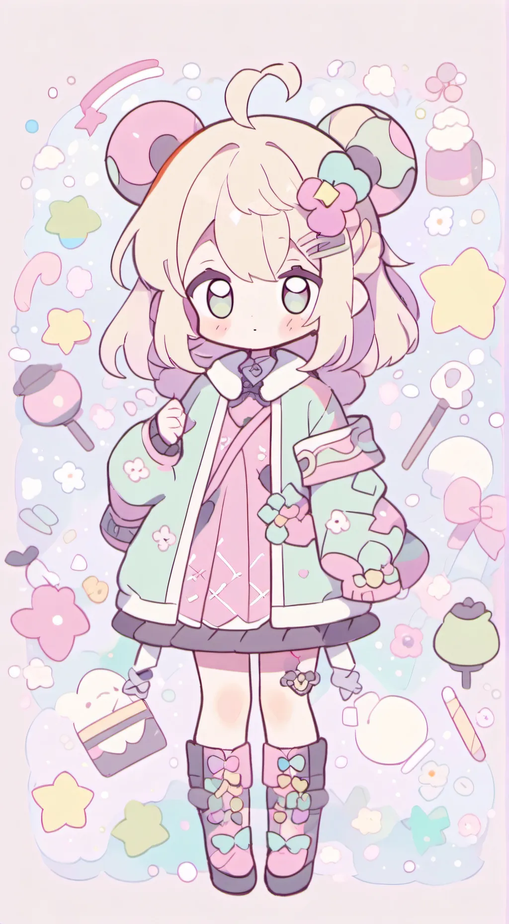 ai character: Dw funny background