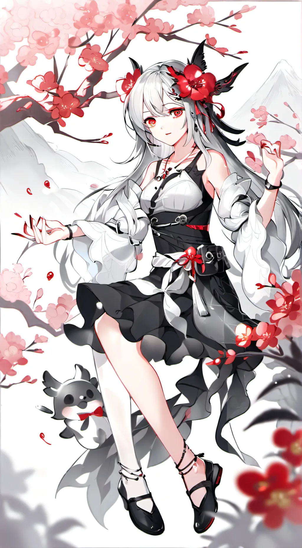 ai character: sus girl background