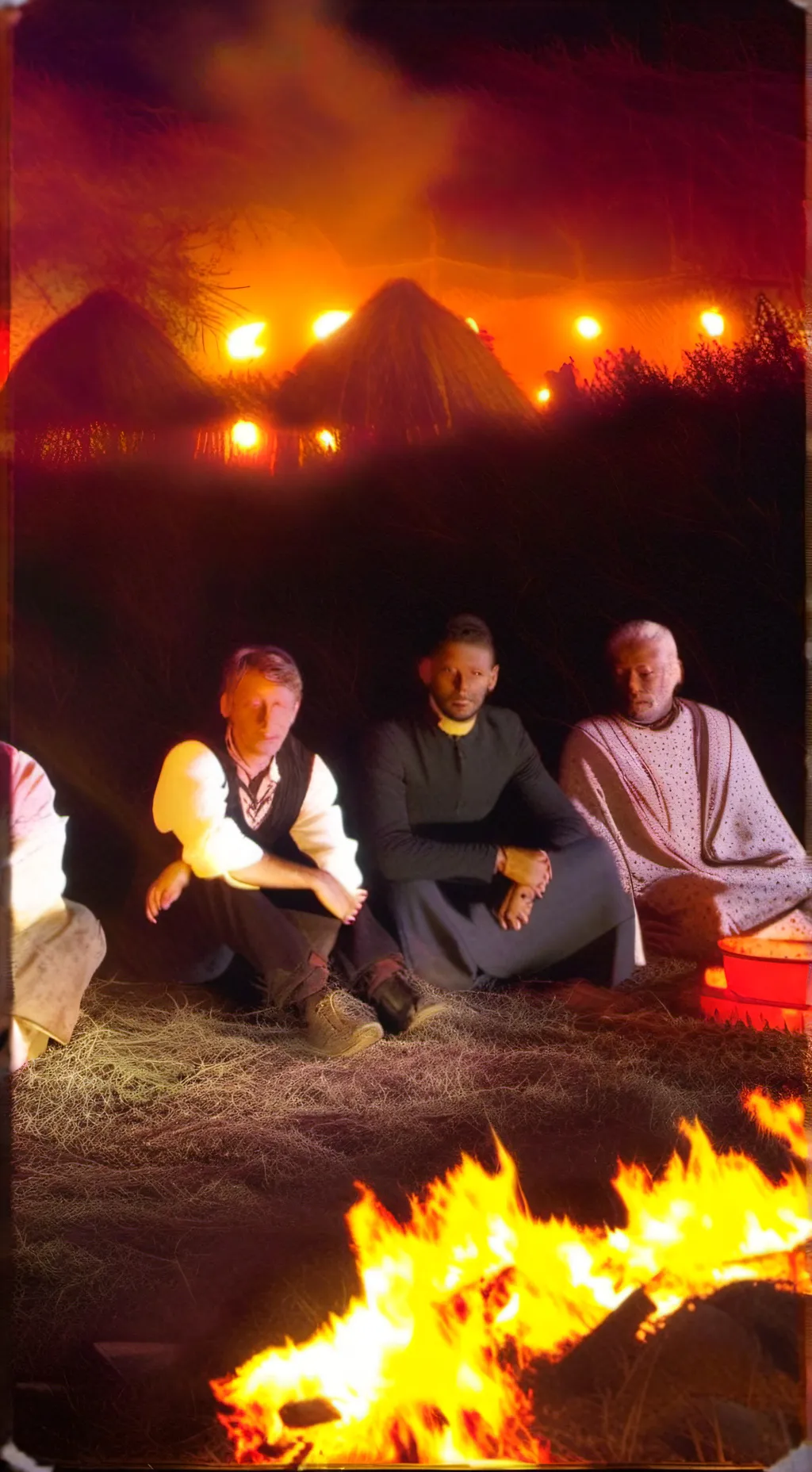 ai character: Country friends  background